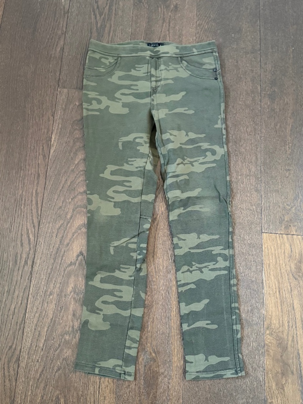 Sanctuary Camo Pull-On Skinny Pants Women’s Green Stretch Jeggings